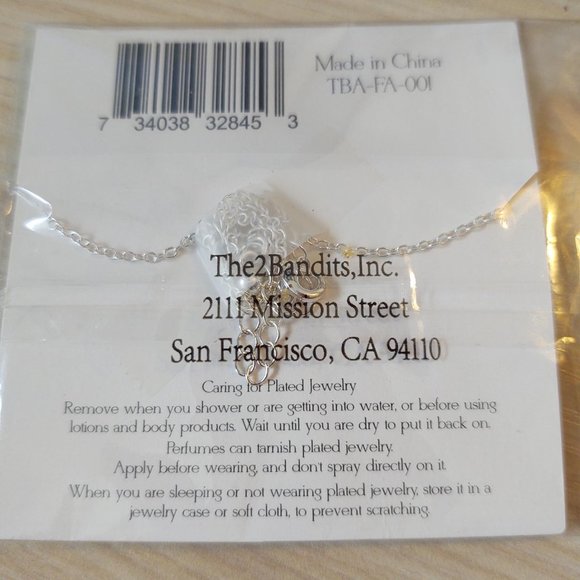 2 Bandits Athens Silver Iridescent Necklace - Picture 4 of 4